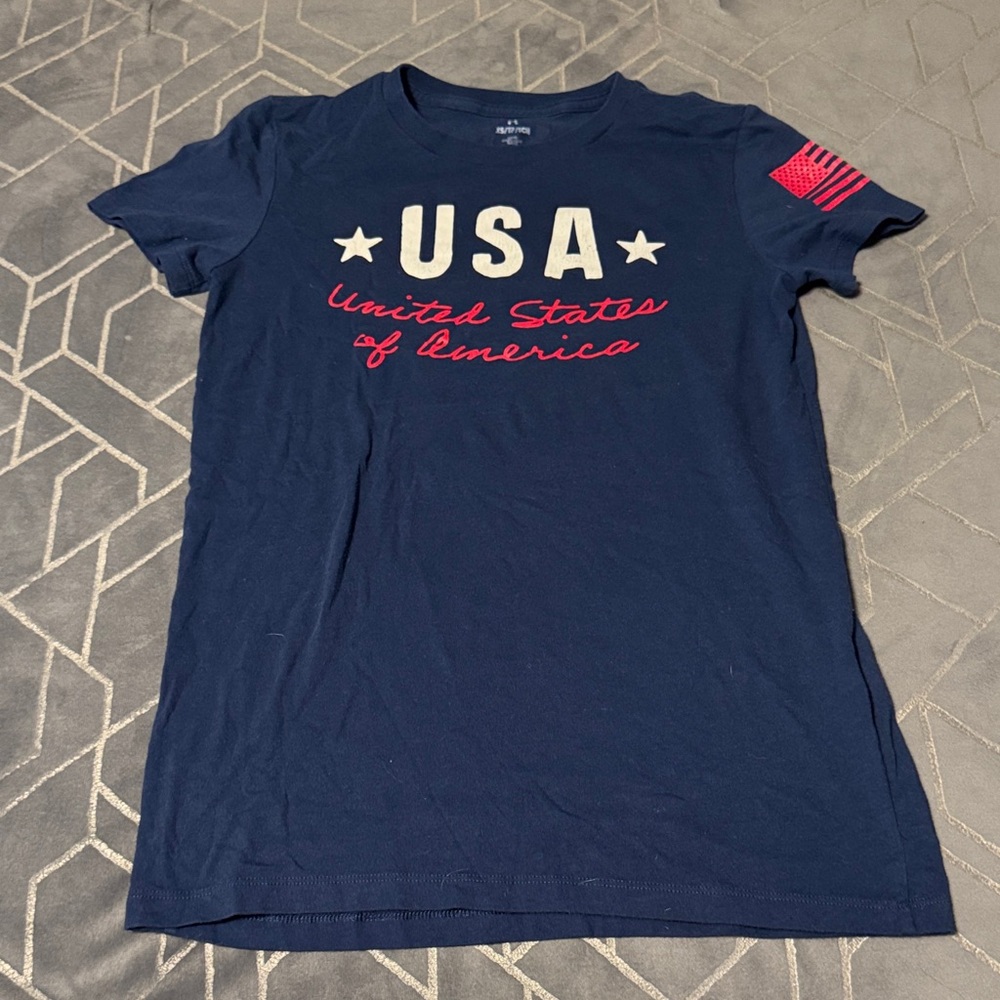 Under Armour Women’s Dark Blue Freedom Tee Size XS